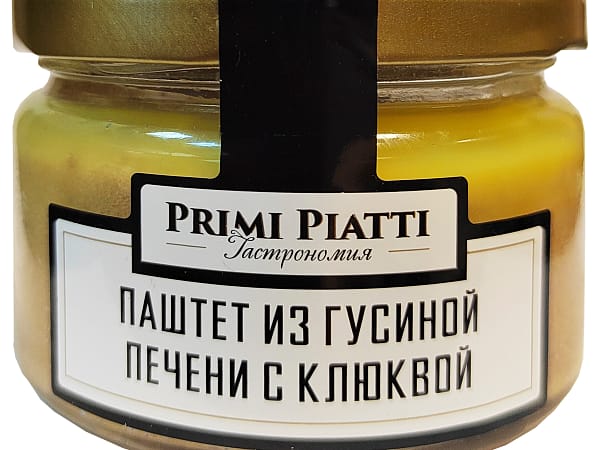 Паштет из гусиной печени с клюквой