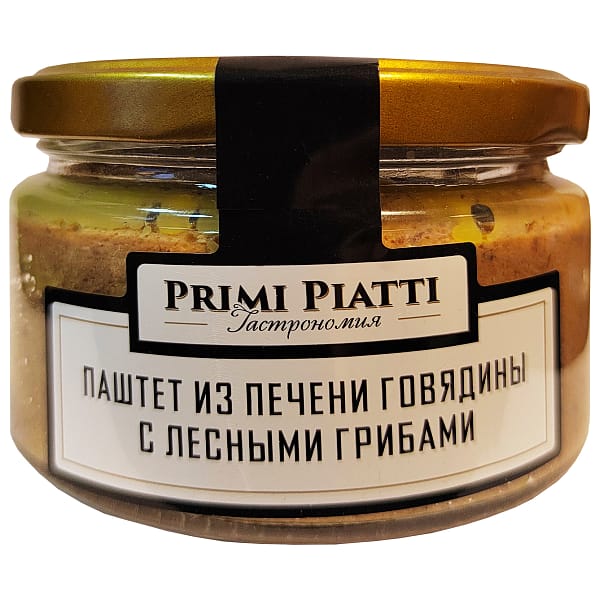 Паштет из печени говядины с лесными грибами