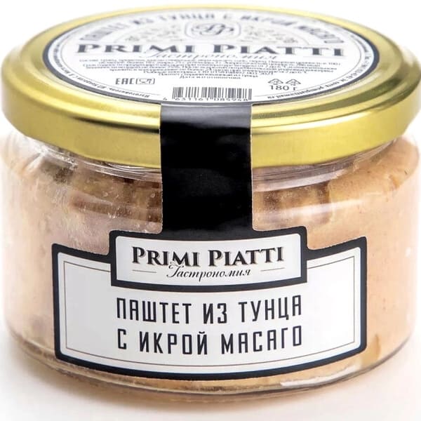 Паштет из тунца с икрой масаго 180г